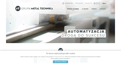 Desktop Screenshot of metal-technika.com.pl