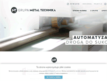Tablet Screenshot of metal-technika.com.pl